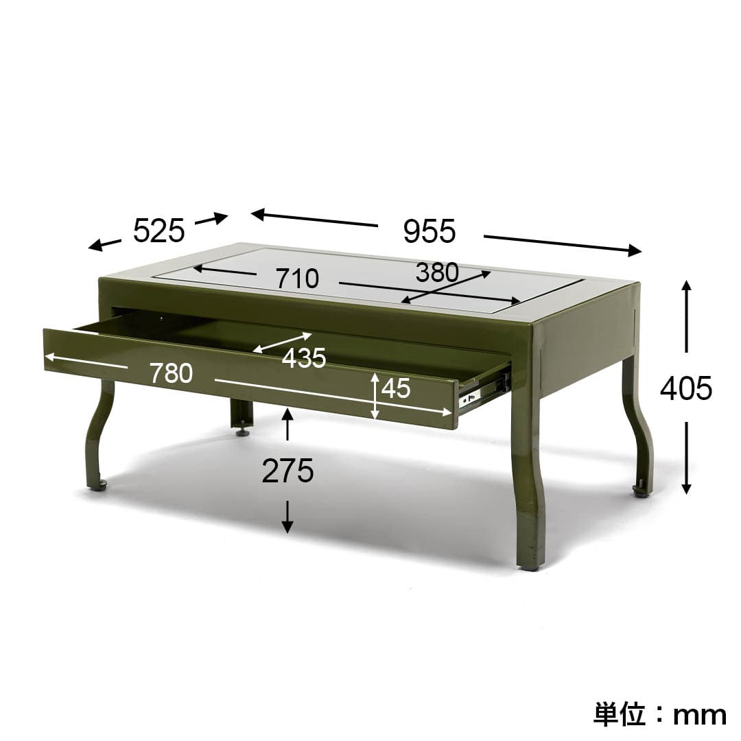DULTON ONLINE SHOP | LOW TABLE 90 OLIVE DRAB(90 OLIVE DRAB): 家具