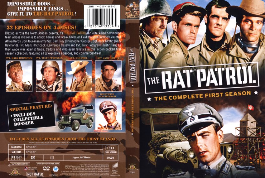 中古】THE RAT PATROL SEASON 1 DVD ボックスセット 中古】THE RAT