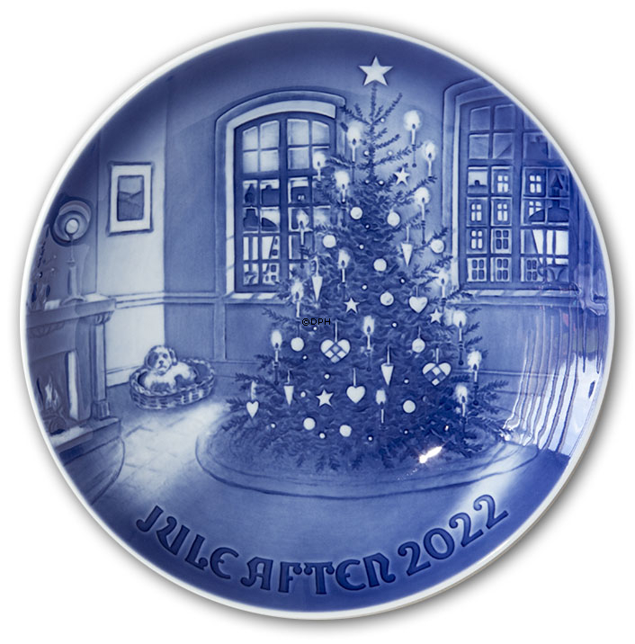 Christmas Night 2022, Bing & Grondahl Christmas plate | Year 2022