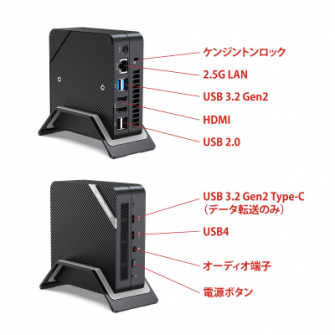 MINISFORUM、AMD Ryzen（TM） 7 7735HS 搭載 ミニPC「MINISFORUM UM773