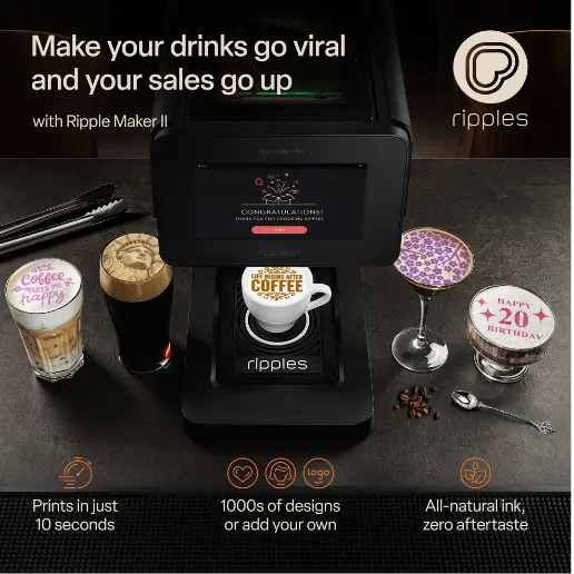 リップルメーカー - Drink Ripples I ラテプリンター