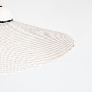 1980s Perforated Metal Pendant Lamp by Ron Rezek for Ron Rezek