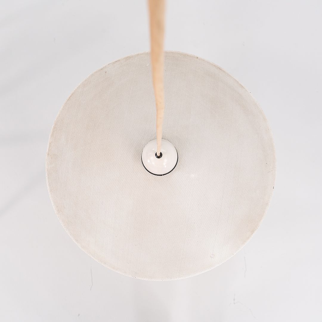 1980s Perforated Metal Pendant Lamp by Ron Rezek for Ron Rezek