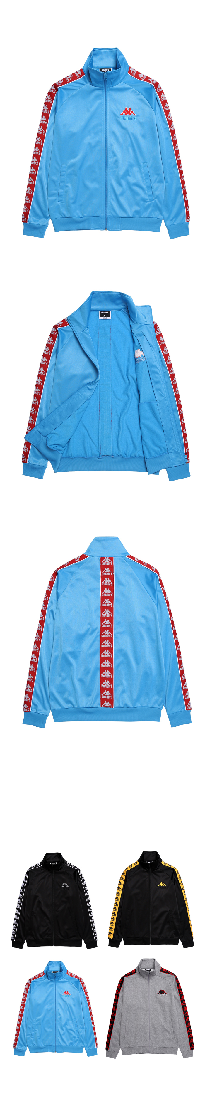 CHARMS*CHARMS X KAPPA 222BANDAトレーニングジャケットBLRE