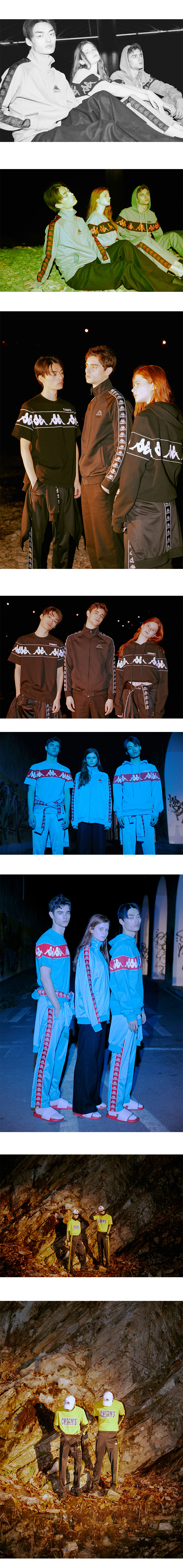 CHARMS*CHARMS X KAPPA 222BANDAトレーニングジャケットBLRE