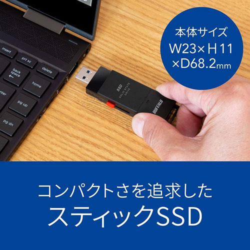 e-TREND｜バッファロー SSD-SCT2.0U3BA/D [ポータブルSSD USB3.2 Gen2