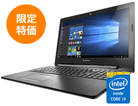 5万円を切ったWindows10、500GB HDD+ 8GB NAND型キャッシュ、Corei3