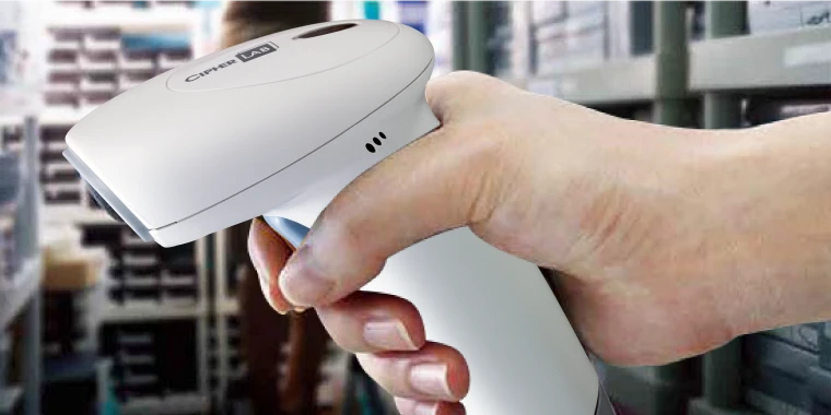 CipherLab MODEL 1560PH｜抗菌ワイヤレスバーコードリーダ｜ウェルコム