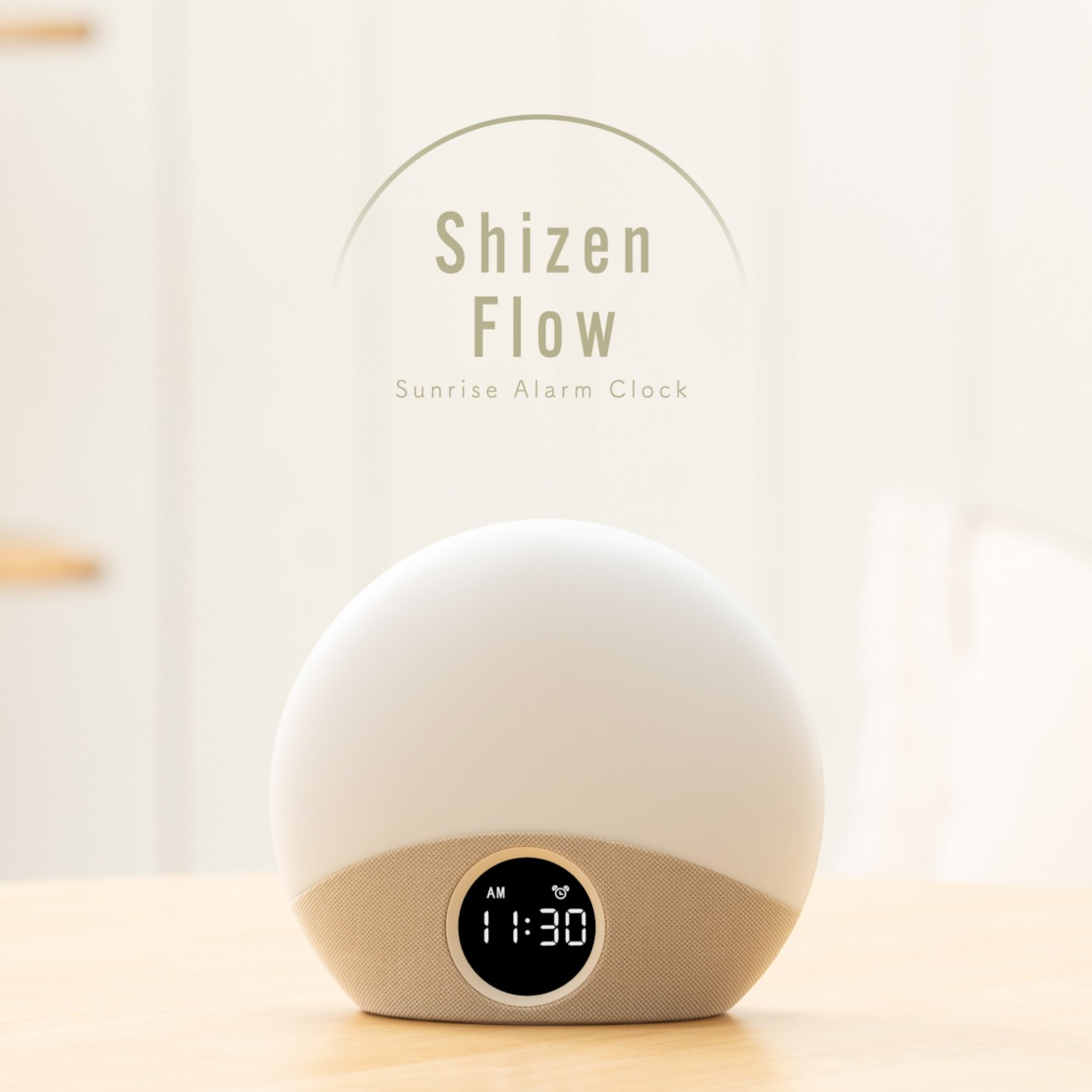 Shizen Flow 光目覚ましクロックADESSO