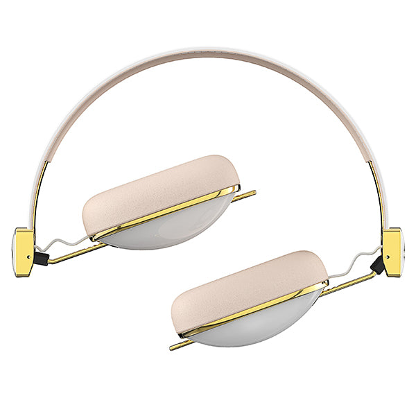 Skullcandy Skullcandy Knockout White/Brown/Gold Mic2【S5AVJX-534