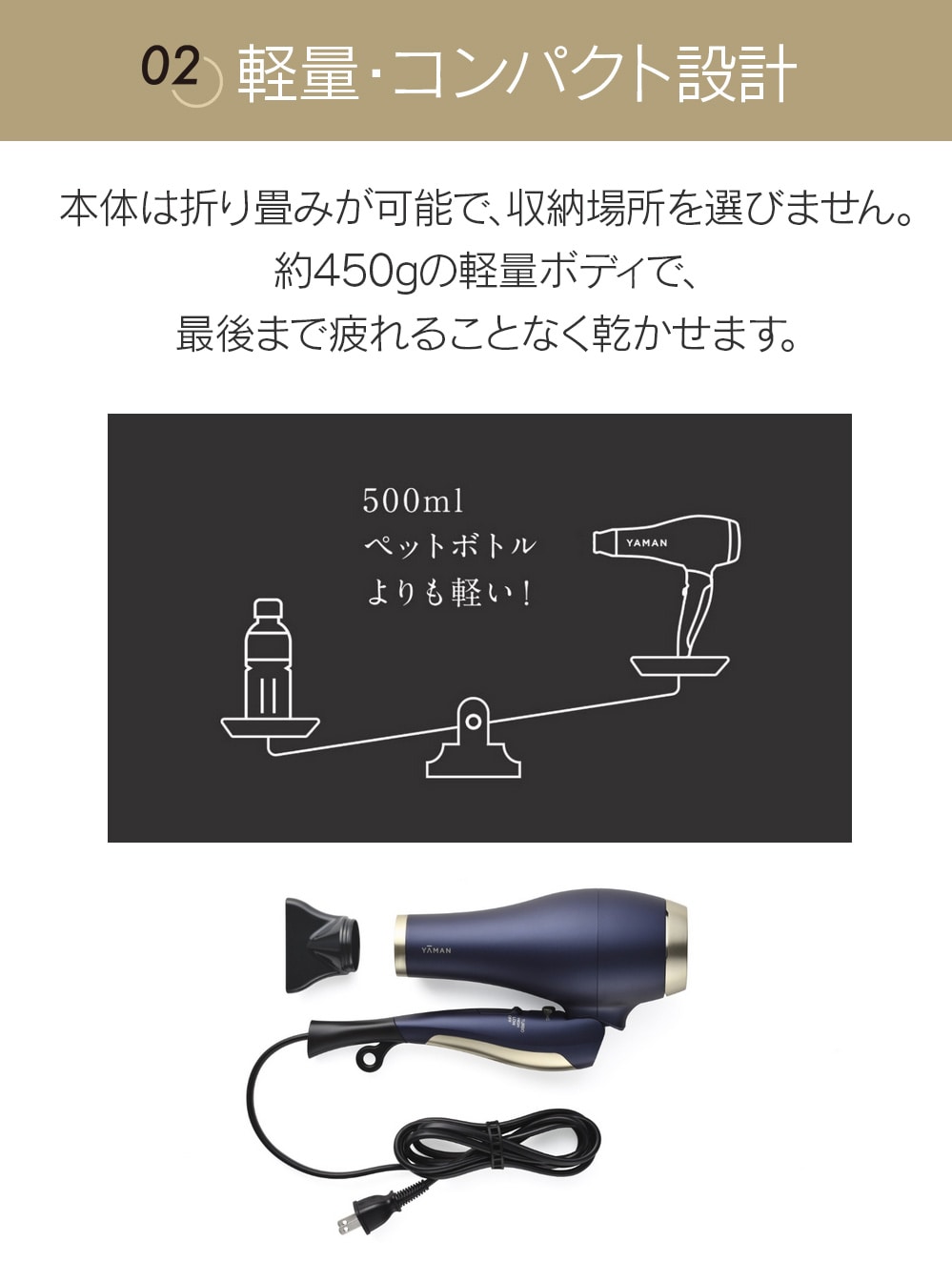ヤーマン ブライトドライヤー YJHC0L: 美容・コスメ／はぴねすくらぶ