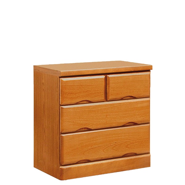 大川産サイズが選べる天然木タンス(幅60・3段): 家具・インテリア／は