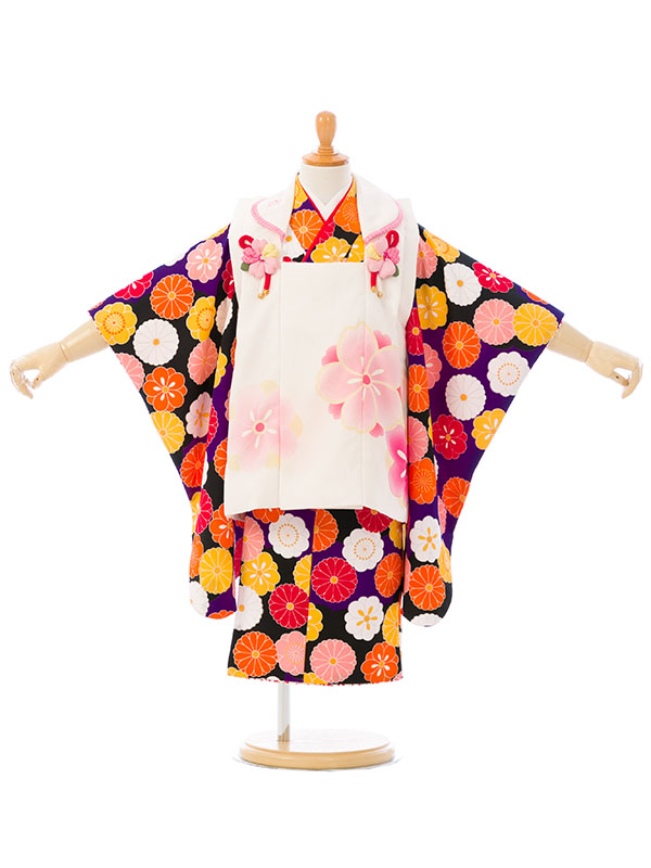 七五三|3歳女児|被布|対応身長:88~98cm|式部浪漫|#E-H-351｜全国宅配可