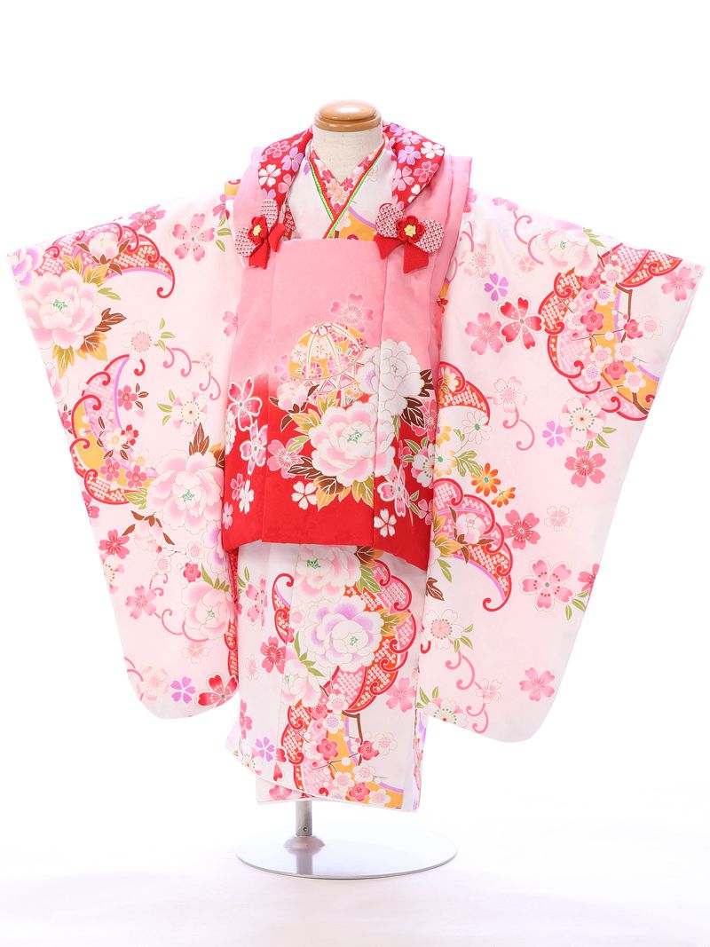 七五三|3歳女児|被布|対応身長:90~100cm|kawaiina|#E-H-406｜全国宅配