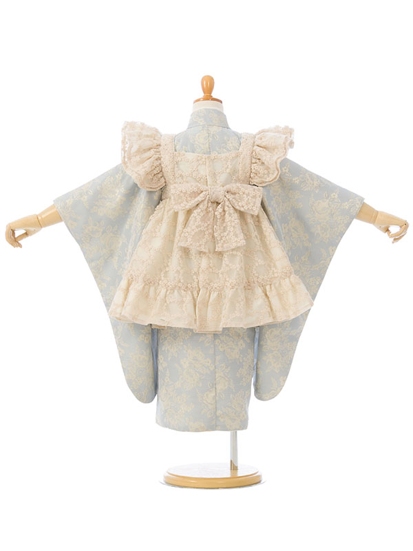 七五三|3歳女児|被布ｴﾌﾟﾛﾝ|上質|対応身長:90~100cm|#HAPH749｜全国宅配