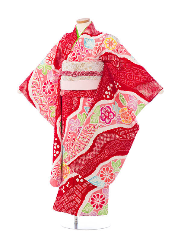 七五三|7歳女児|正絹|総絞り|対応身長:115~125cm|#HAP7S03｜全国宅配可