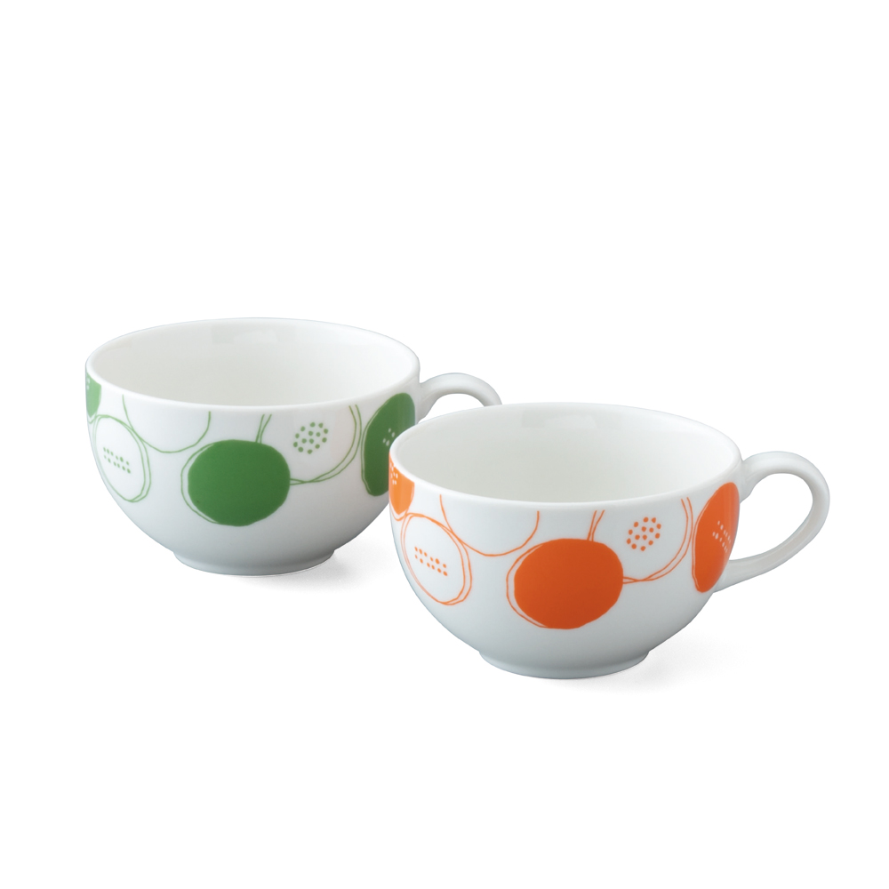 特別提供品】ナルミ ペアスープカップセット(アソート) 390cc 2人用