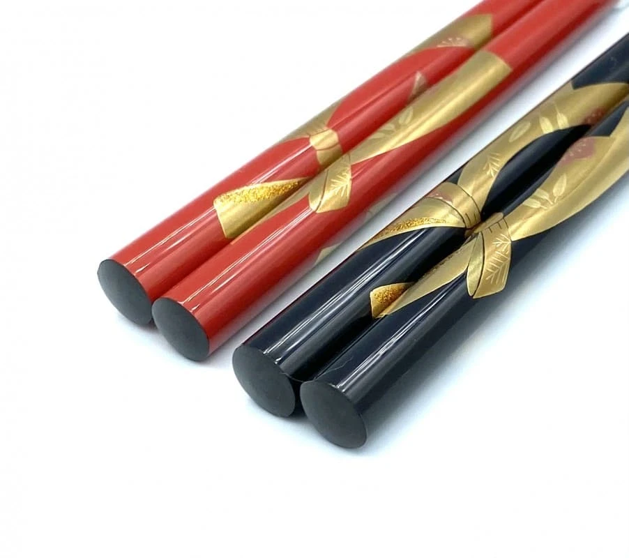 送料無料】輪島塗 のし 夫婦箸セット【桐箱入】 - お買い物｜日本最大