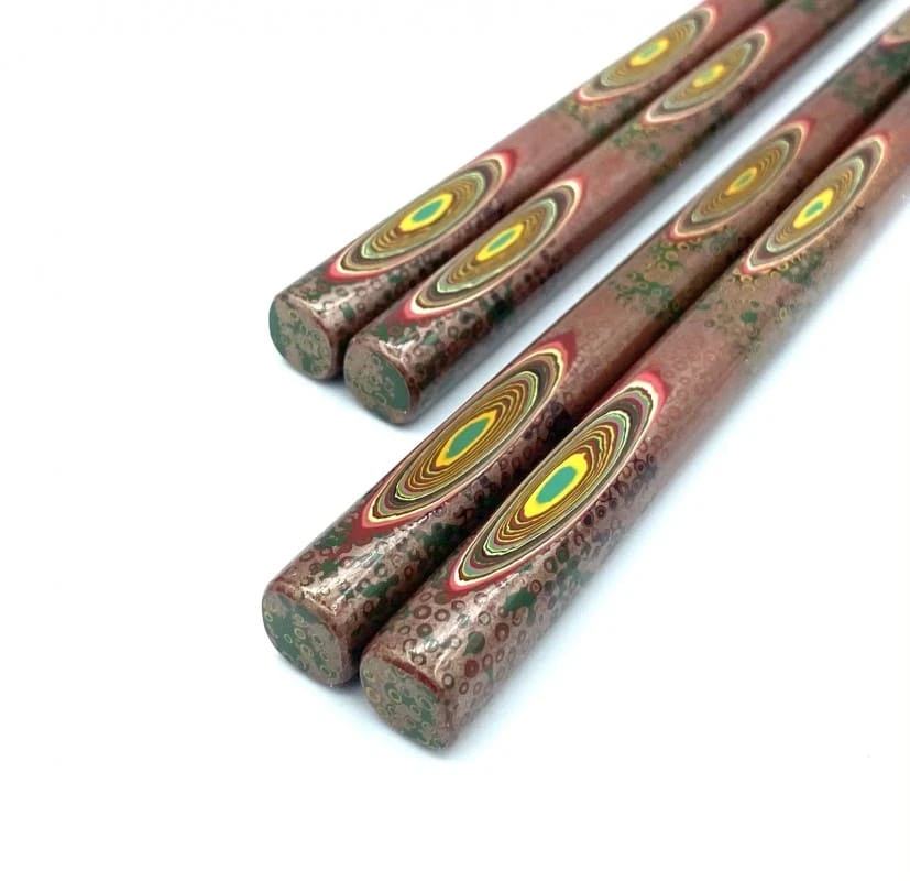 送料無料】津軽塗箸 堆朱錦塗 夫婦箸セット【桐箱入】 - お買い物