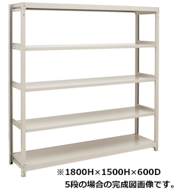 スチールラック 中軽量タイプの組立て方｜スチールラックのE・スチール