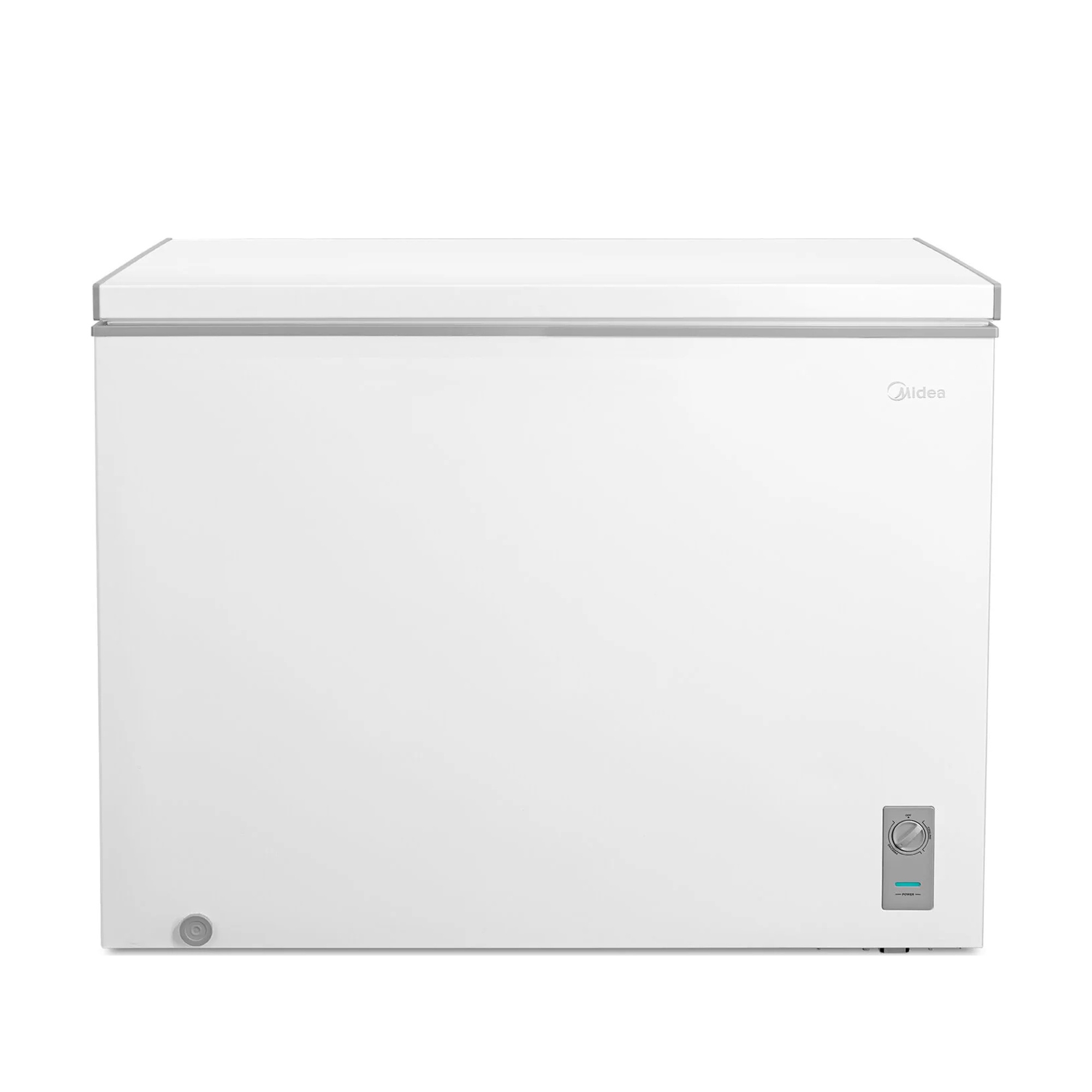 30-inch white convertible chest freezer with basket Midea