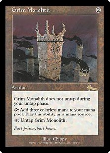 厳かなモノリス 英語 エラーカード MTG英厳かなモノリス⁄Grim MTG ULG 厳か