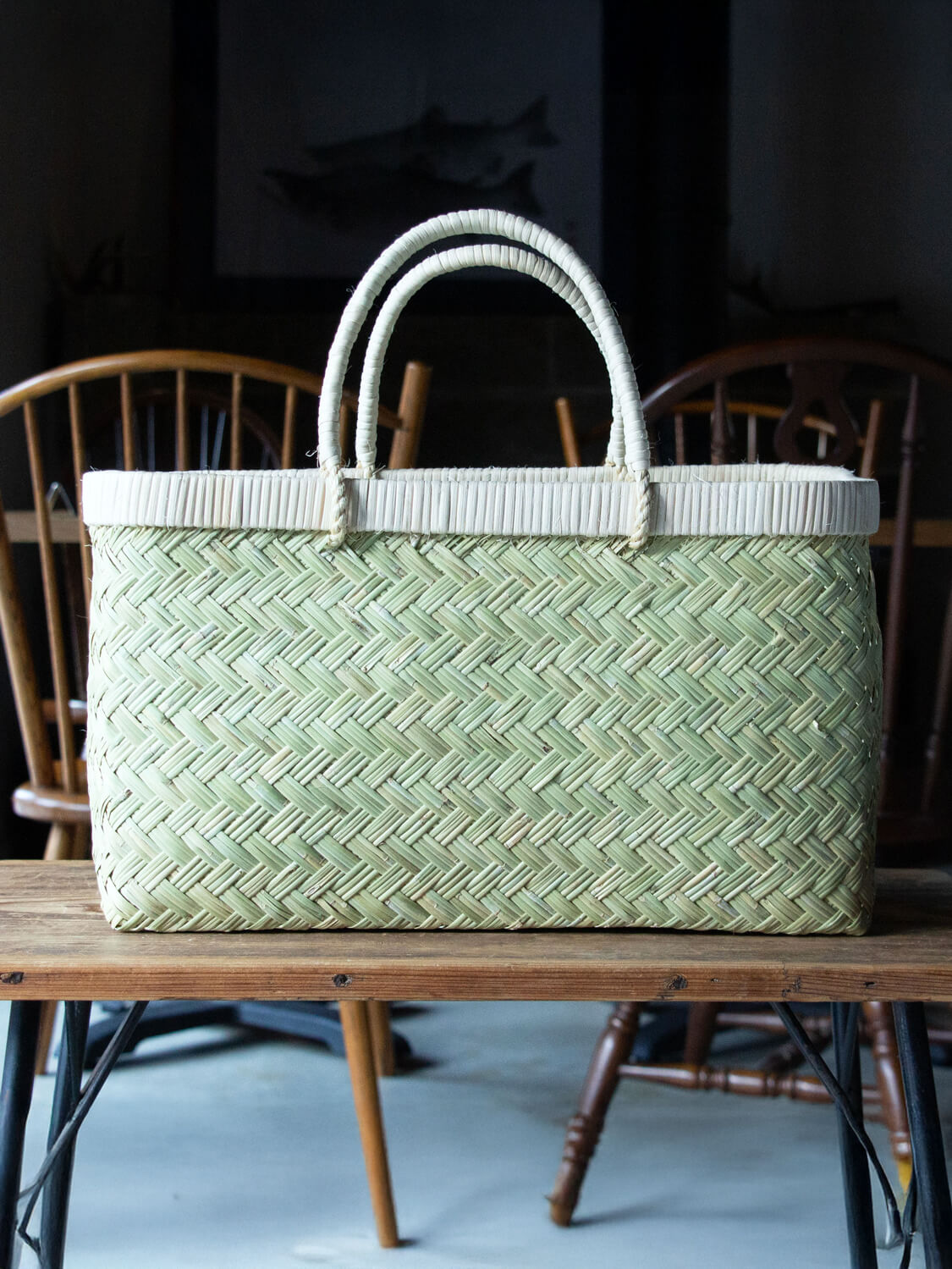 すず竹 市場かご（尺三寸）