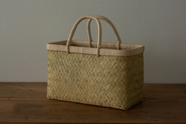 すず竹 市場かご（尺2寸） 縁日