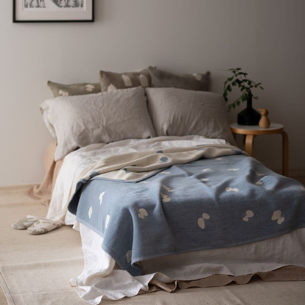 KLIPPAN/クリッパン シュニールコットン シングルブランケット CHOUCHO