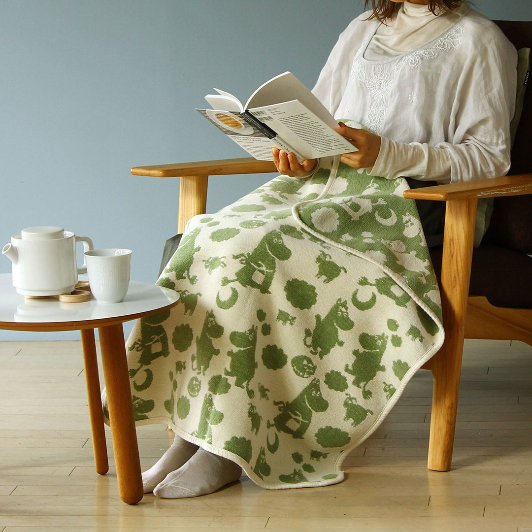 KLIPPAN/クリッパン シュニールコットン ミニブランケット ルビ