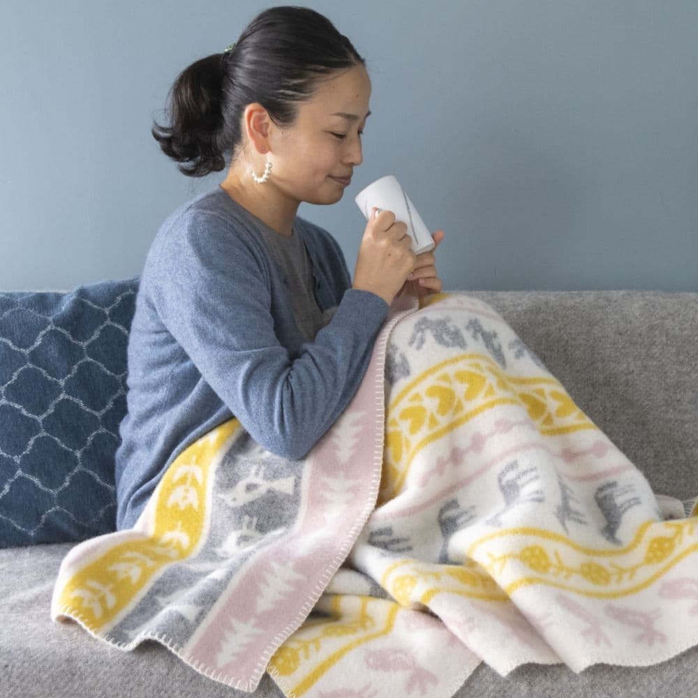 KLIPPAN/クリッパン エコウール ウール ミニブランケット ネイチャー