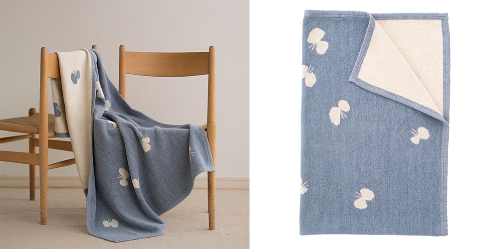 春に贈るギフト「KLIPPAN コットン ミニブランケット」 | サステナブル