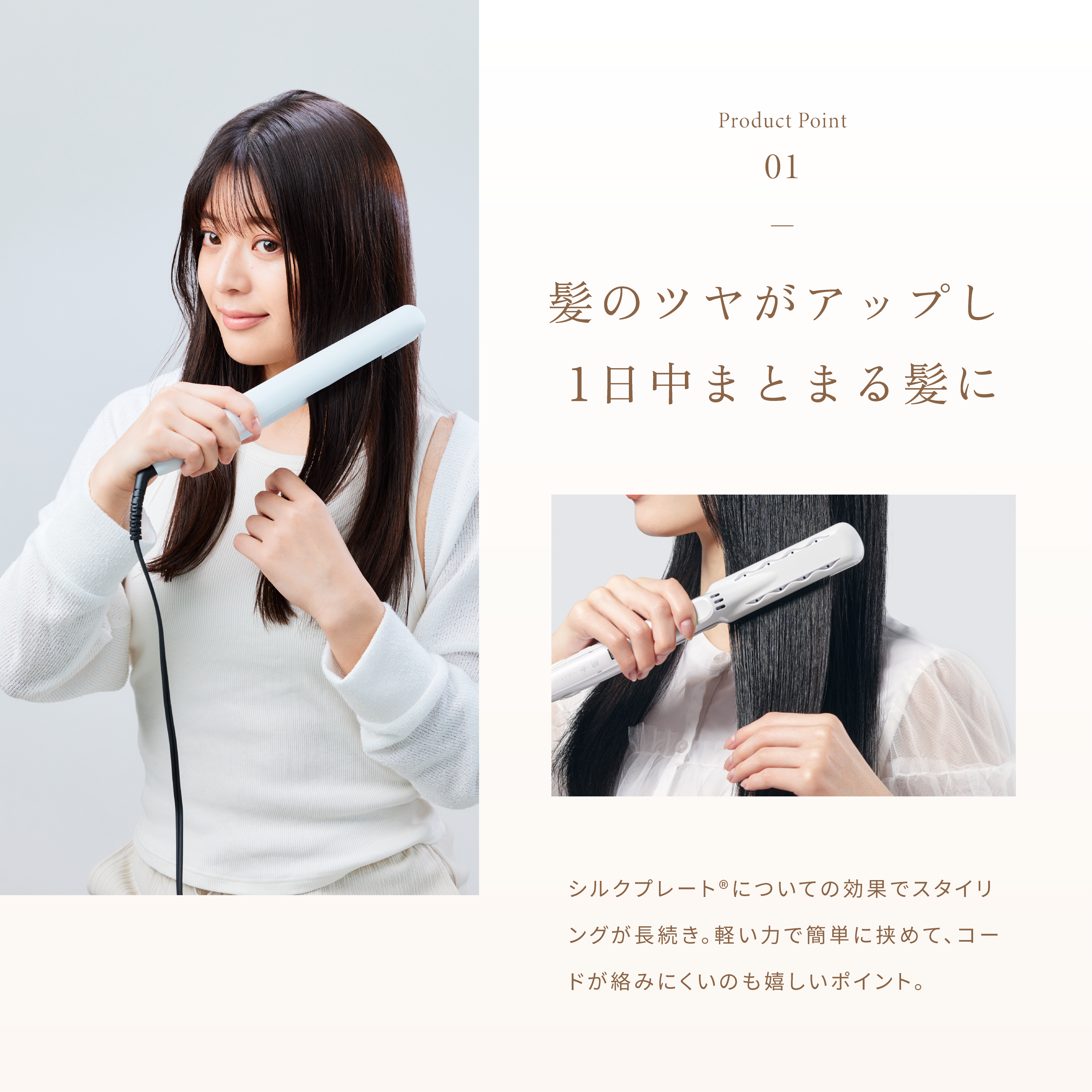 KINUJO DS200BK ストレートアイロン KINUJO W -worldwide model