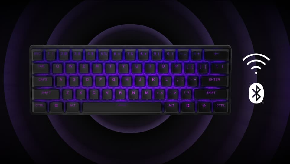 SteelSeries 64829J Apex Pro Mini ワイヤレス ゲーミングキーボード