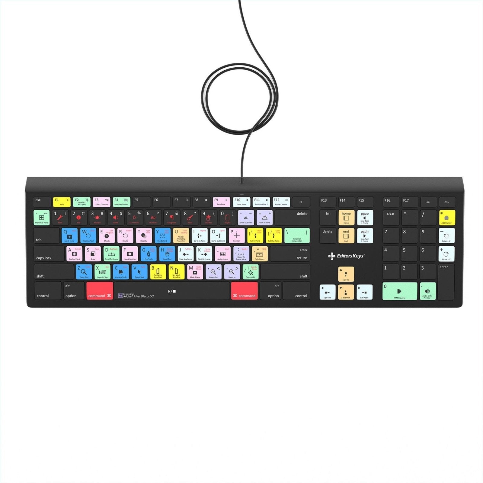 Adobe After Effects Keyboard - Backlit - For Mac or PC- View Here