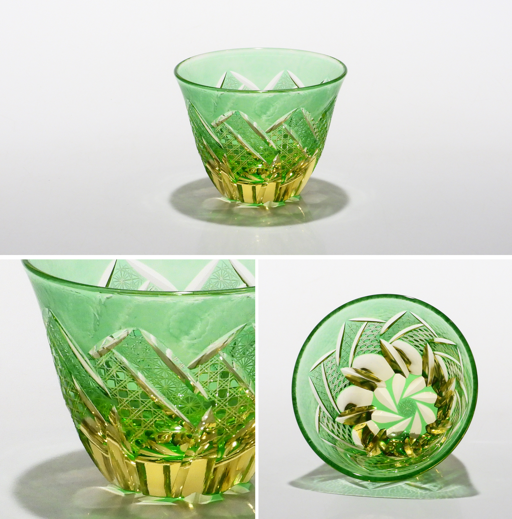 パステルカラーの片口酒器セットができました | 江戸切子の店 華硝（は