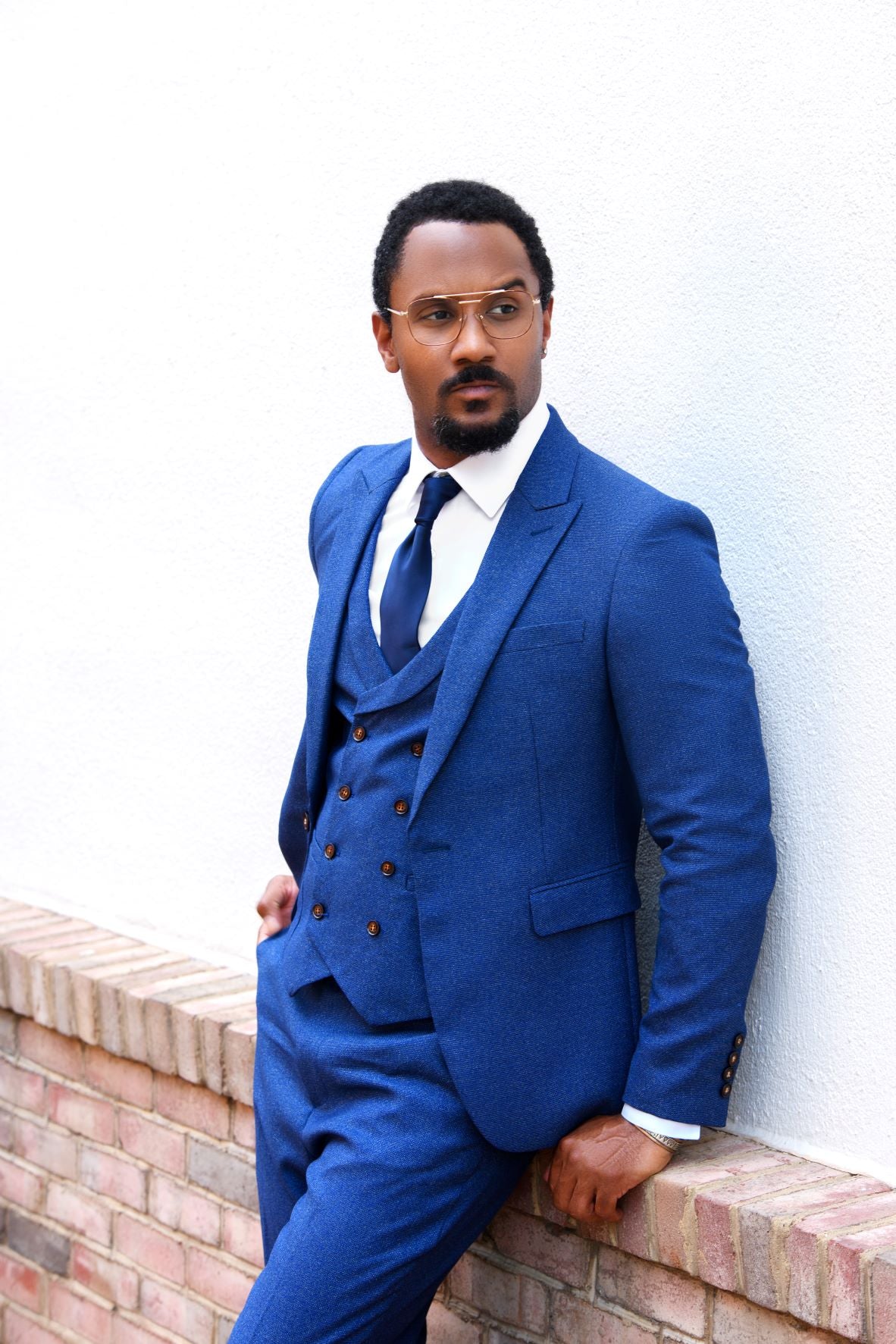 Managerial 3 Piece Solid Color Suit – Eaden Myles