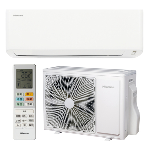14畳 4.0kw HA-S40H2-W ハイセンス Sシリーズ 電源200V[配送のみ/設置