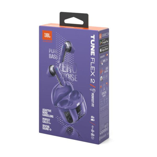 長期5年保証付】JBL Tune Flex 2 Ghost Edition モーヴ 完全ワイヤレス