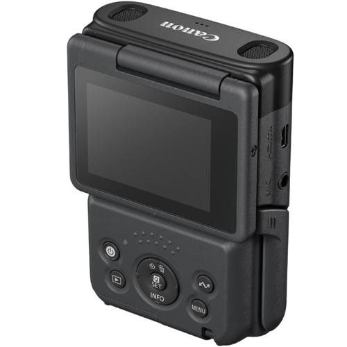 長期5年保証付】PowerShot V10 BK ブラック ポケットサイズ Vlogカメラ