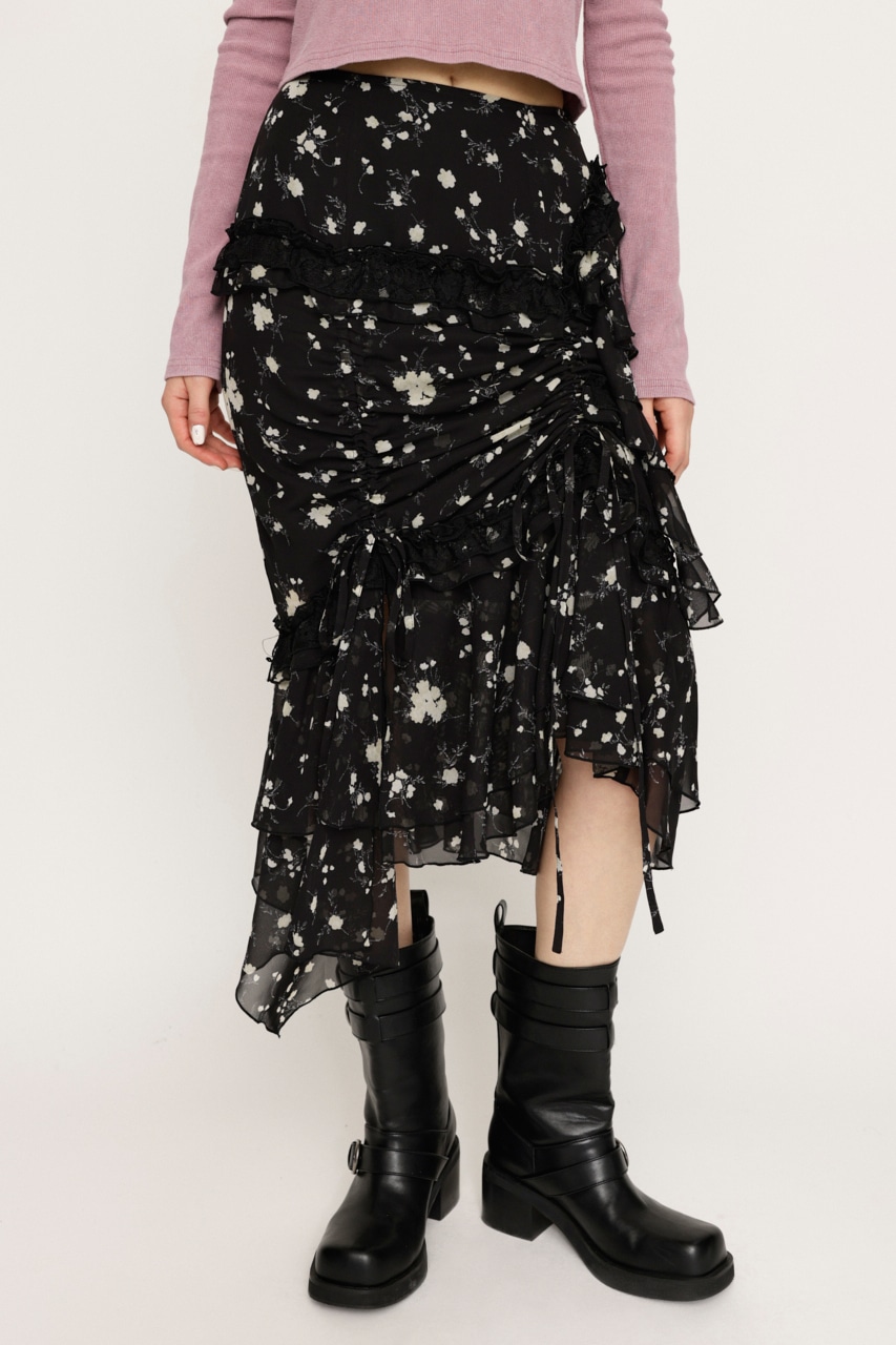 SLY | RANDOM FRILL スカート (スカート(ミディアム) ) |SHEL'TTER