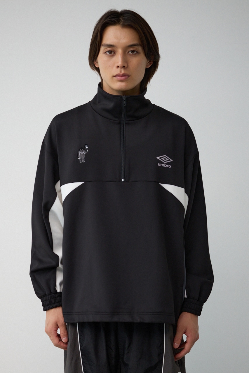 AZUL BY MOUSSY | UMBRO×AZUL ハーフジップトップス (Tシャツ