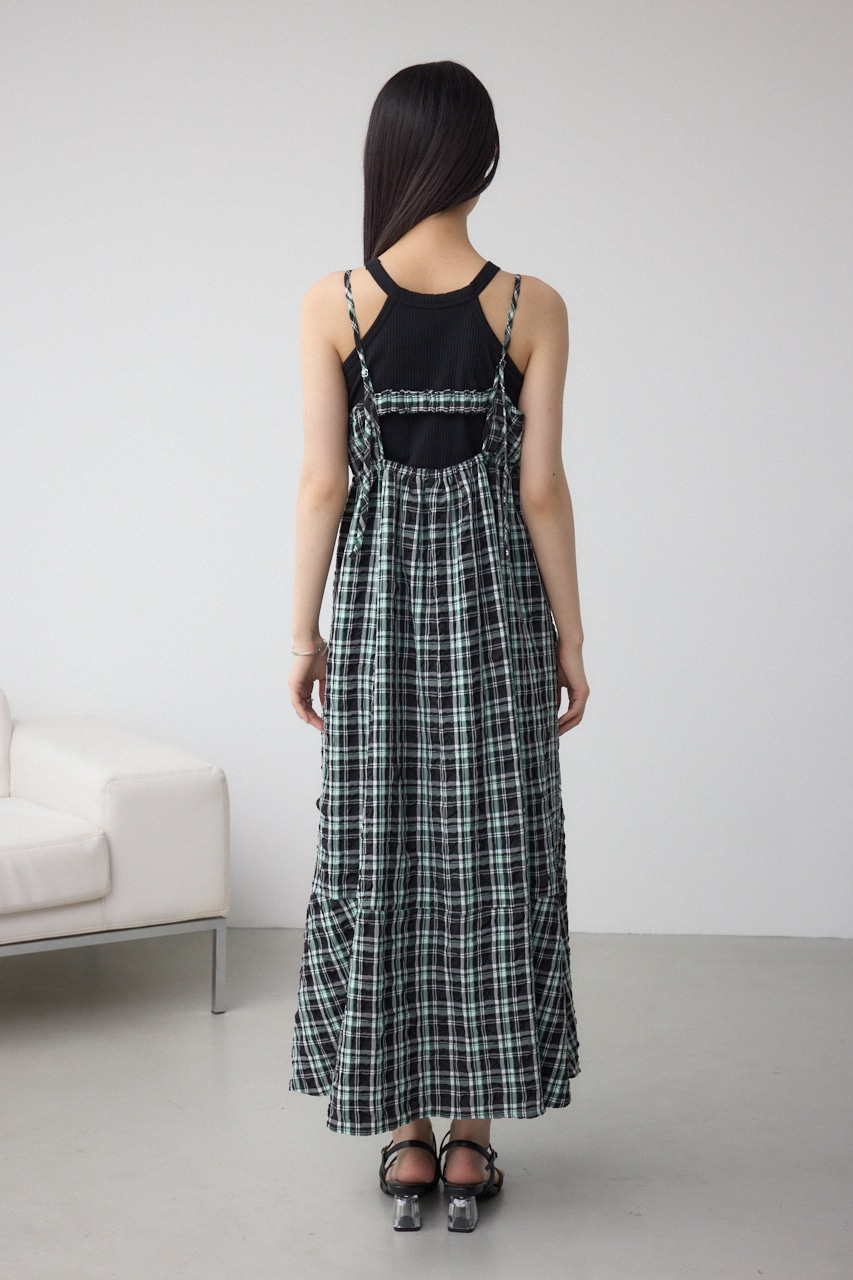 AZUL BY MOUSSY | チェックキャミソール2WAYワンピース (ワンピース