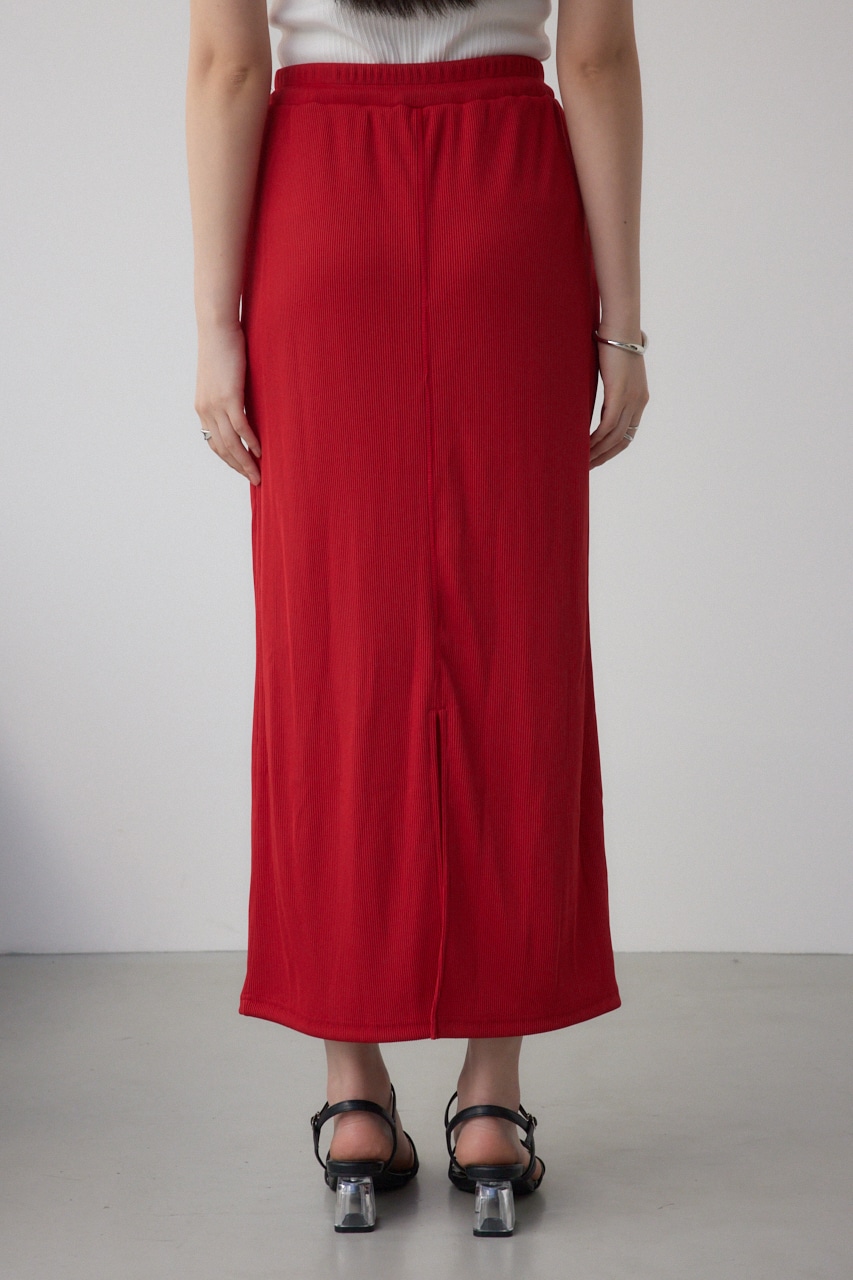 AZUL BY MOUSSY | ドライタッチリブナロースカート (スカート(ロング