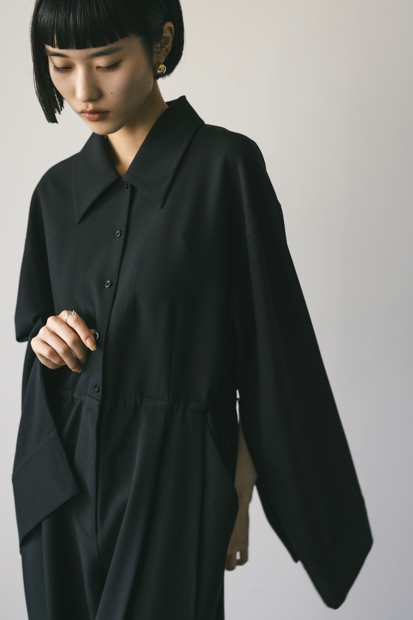 STYLEMIXER | ワイドスリーブオールインワン (オールインワン ) |SHEL