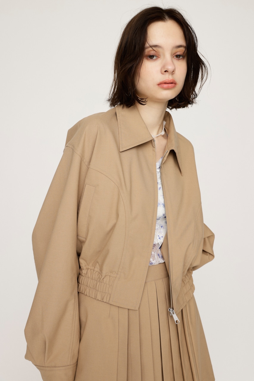 SLY | FRONT ZIP CROP ブルゾン (ブルゾン ) |SHEL'TTER WEBSTORE