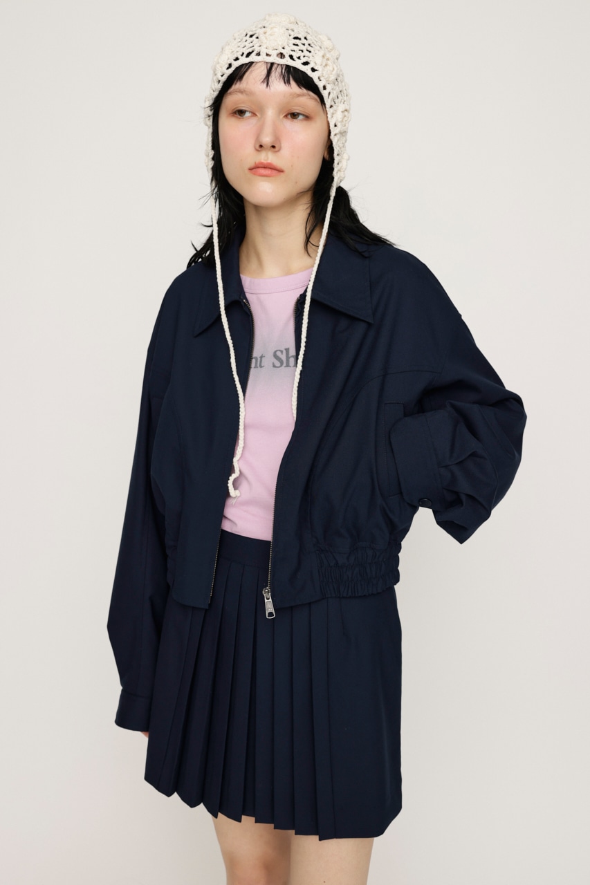 SLY | FRONT ZIP CROP ブルゾン (ブルゾン ) |SHEL'TTER WEBSTORE