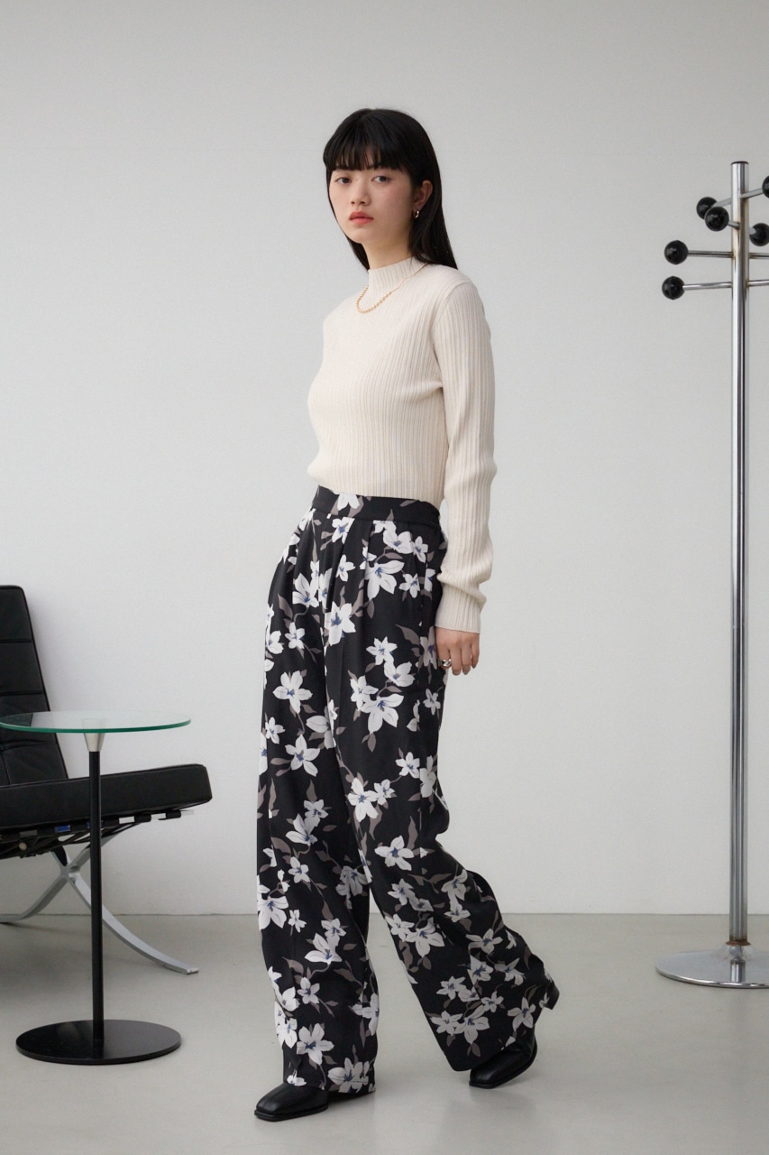 AZUL BY MOUSSY | フラワープリントイージーワイドパンツ (パンツ
