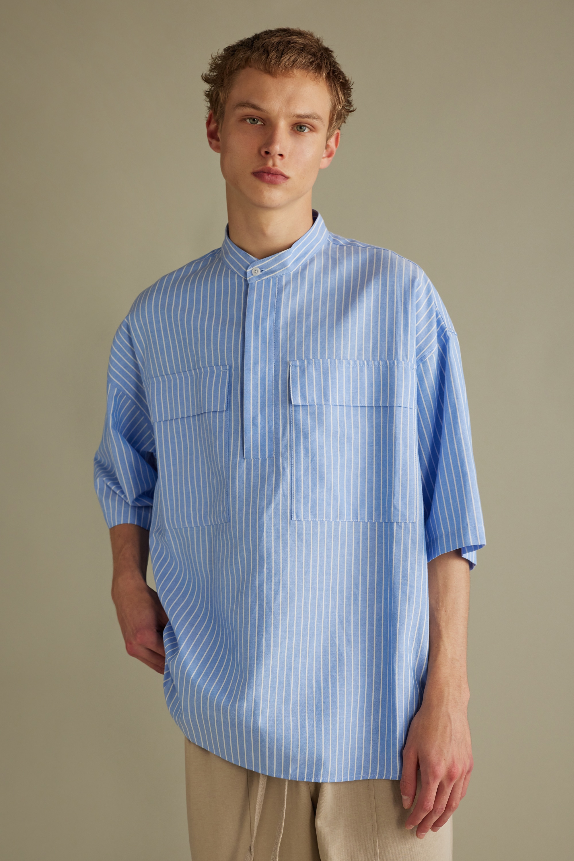 STYLEMIXER | ストライププルオーバーシャツ (シャツ・ブラウス