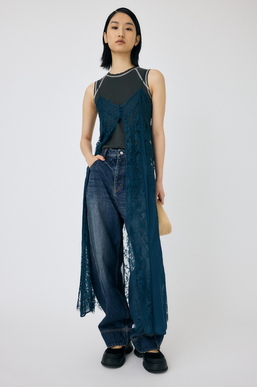 MOUSSY | PANEL LACE キャミドレス (ワンピース(ミニ・ミディアム